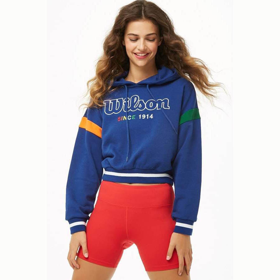 f21 x wilson colour block hoodie