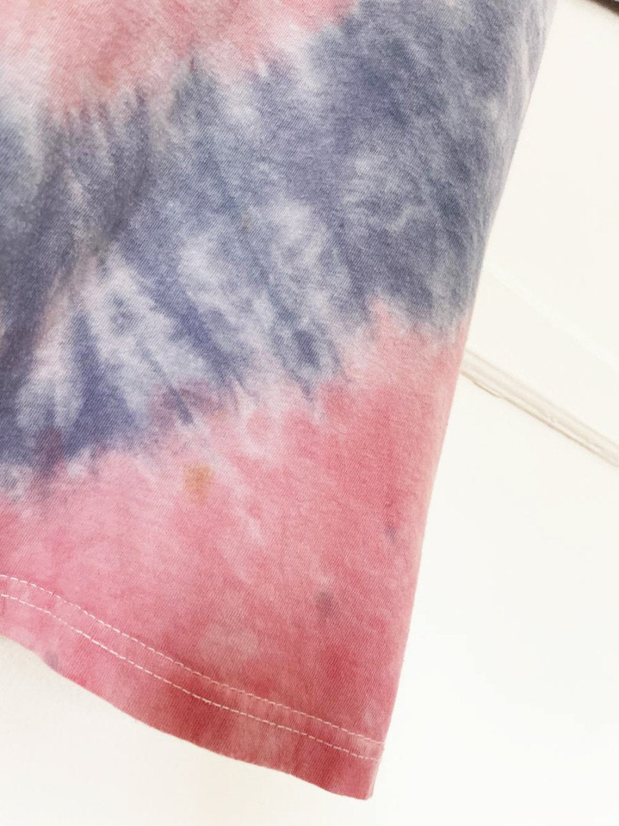 woodstock festival tie dye band tee | peace, love, music - good market thrift store