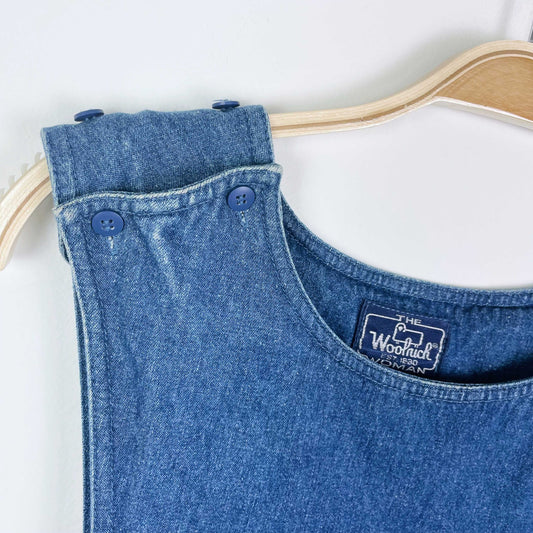 vintage woolrich denim overall jumper - size medium