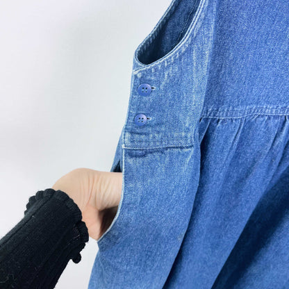 vintage woolrich denim overall jumper - size medium