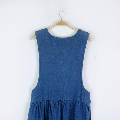 vintage woolrich denim overall jumper - size medium