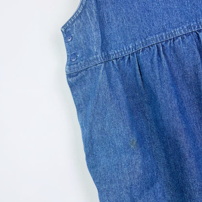 vintage woolrich denim overall jumper - size medium