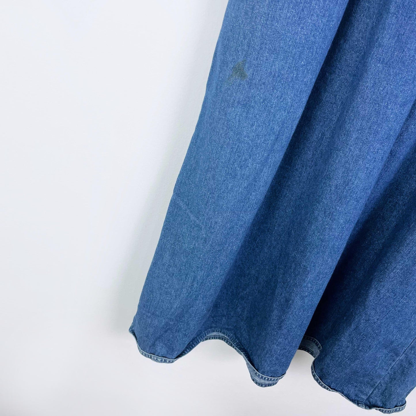 vintage woolrich denim overall jumper - size medium