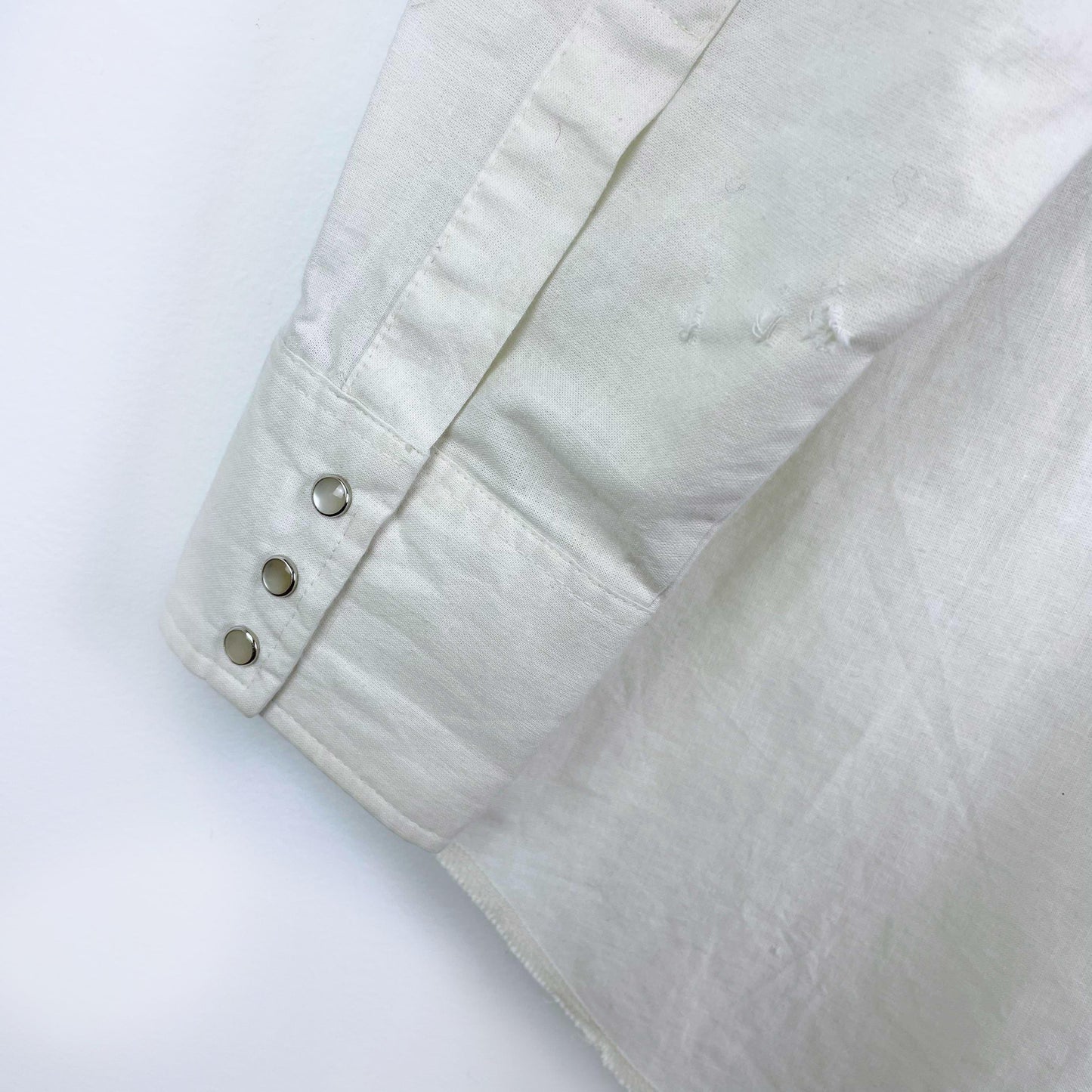vintage 90s wrangler snap button western shirt - size large