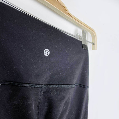lululemon 2018 wunder under high rise tight full on luon 28" - size 6