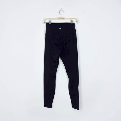 lululemon 2018 wunder under high rise tight full on luon 28" - size 6