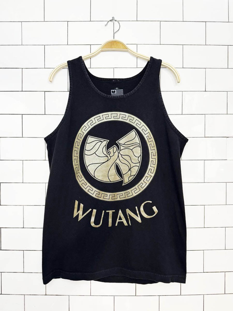 wutang clan graphic tank top - good market thrift store