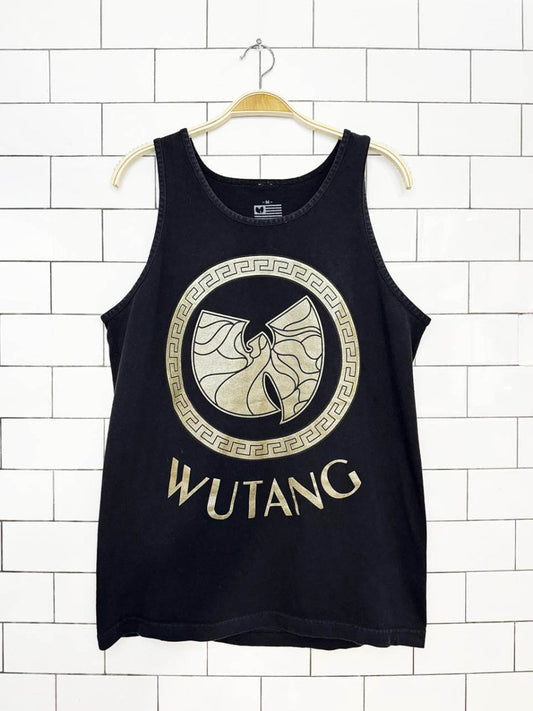 wutang clan graphic tank top - good market thrift store