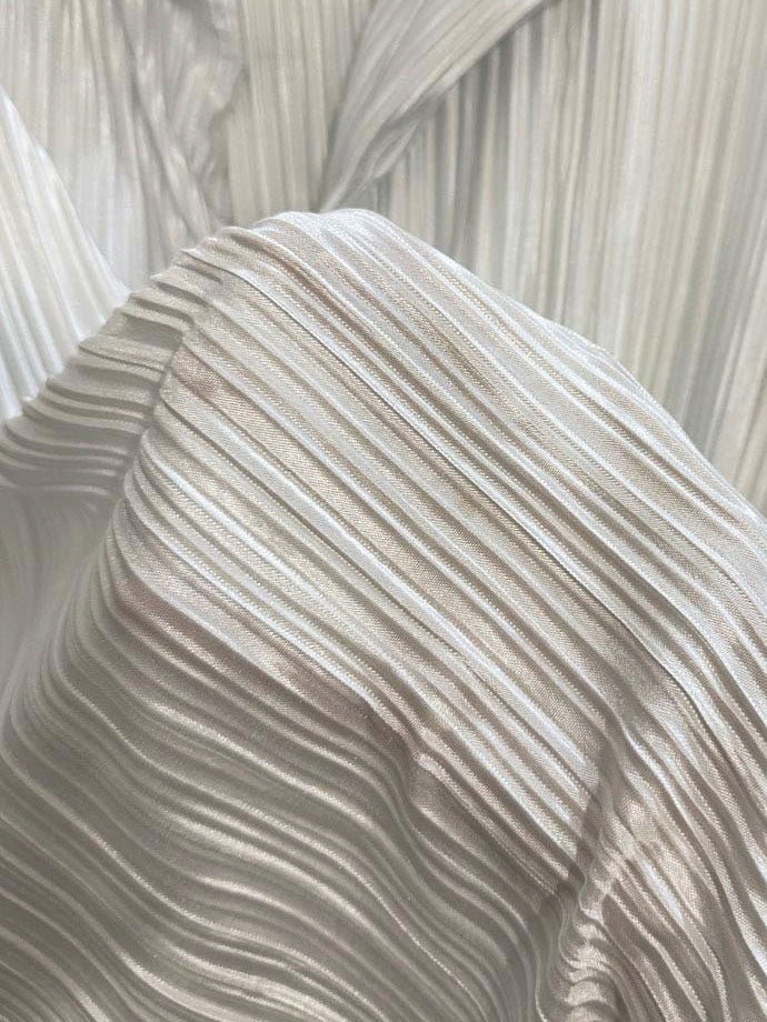 x2 flowy relaxed fit crinkle shirt and wide leg pant set - good market thrift store