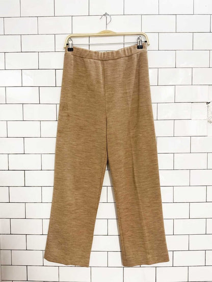 x2 vintage 60s glenayr kitten wool - blend belted pant suit - good market thrift store