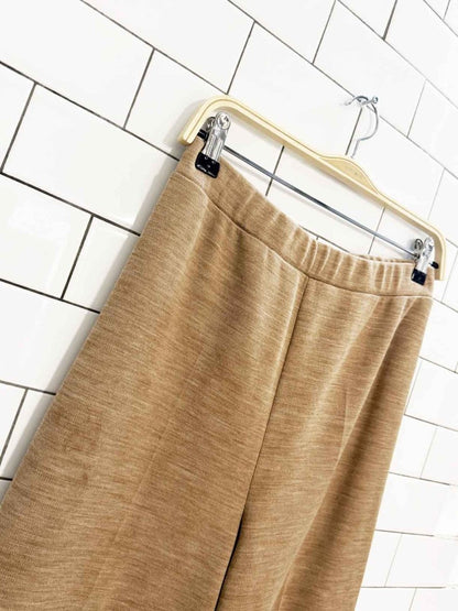 x2 vintage 60s glenayr kitten wool - blend belted pant suit - good market thrift store