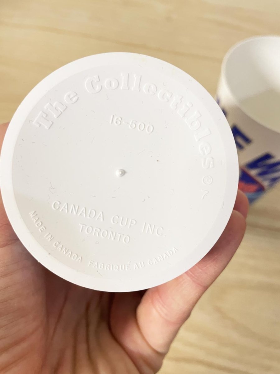 x2 vintage 80's blue jays collectible cups - good market thrift store