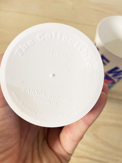 x2 vintage 80's blue jays collectible cups - good market thrift store