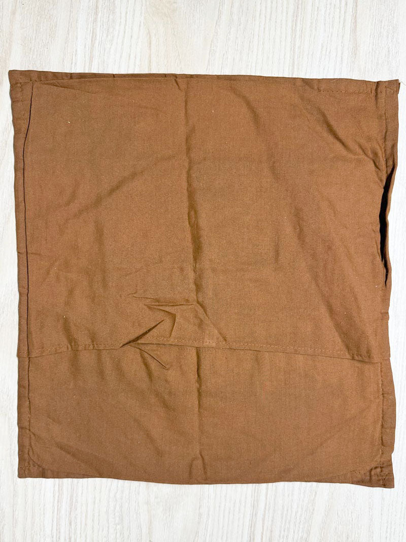 x2 vintage boho patchwork embroidered pillow cases - good market thrift store