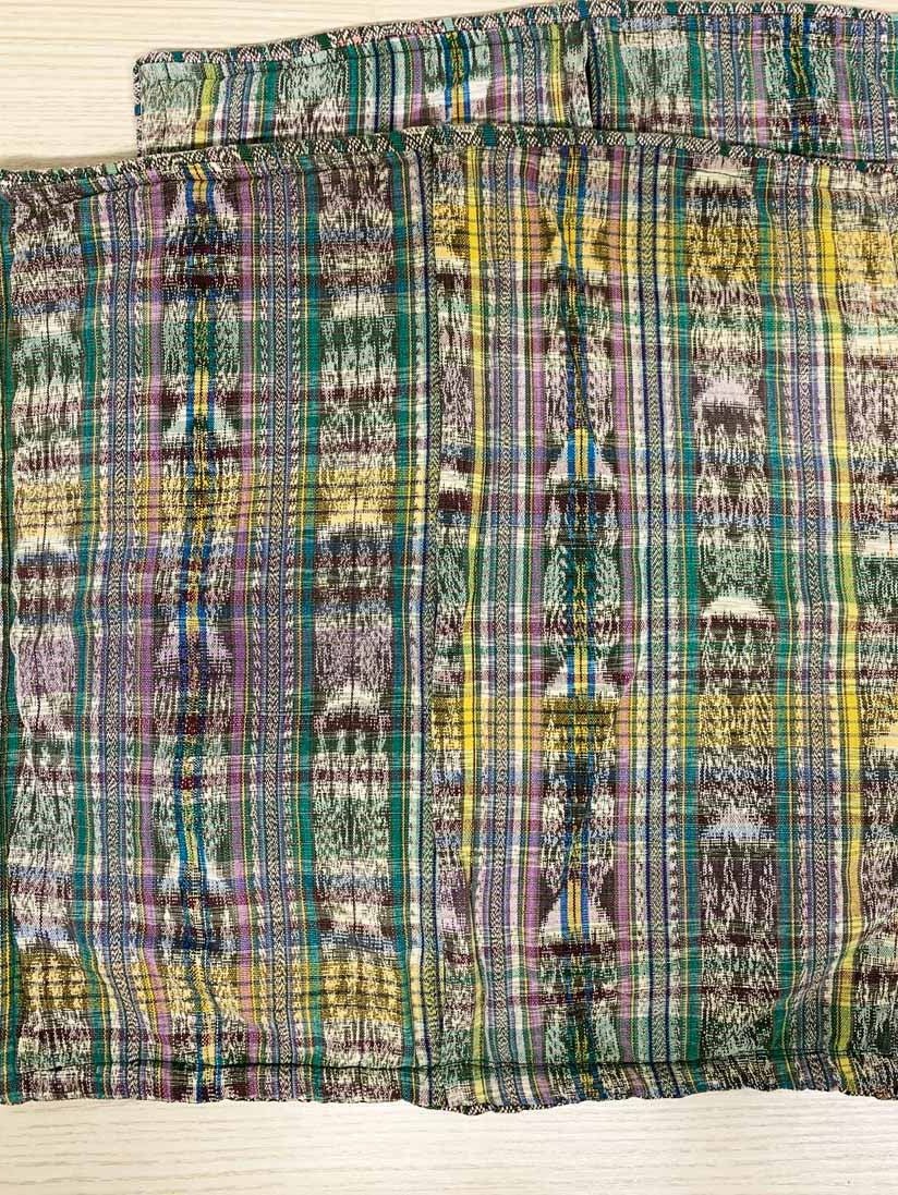 x2 vintage boho patchwork starburst square pillow shams - good market thrift store