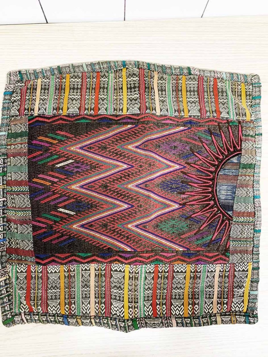 x2 vintage boho patchwork starburst square pillow shams - good market thrift store