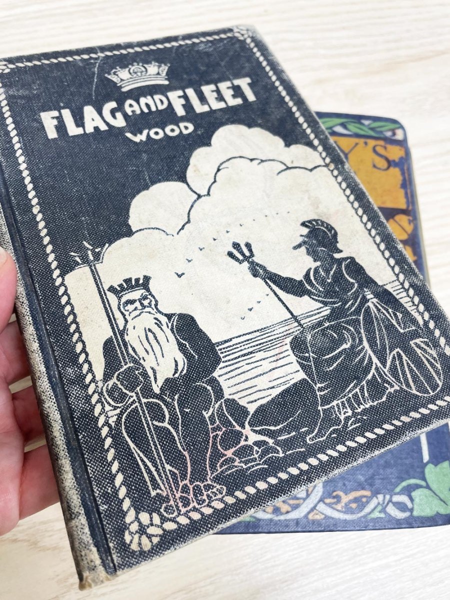 x2 vintage display hardcover books - good market thrift store