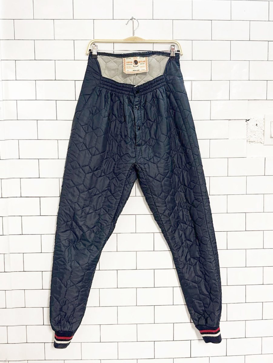 x2 vintage sportchief quilted liner jacket and pants set | made in Canada | super mylar - good market thrift store