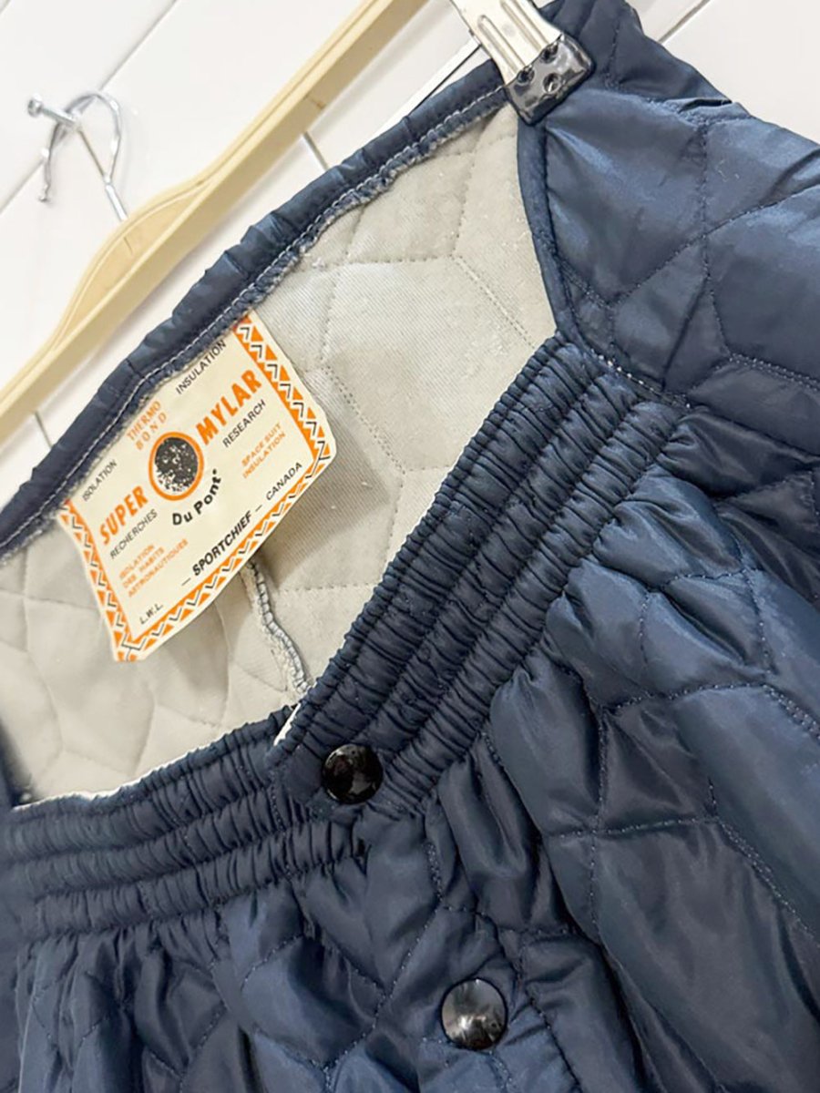 x2 vintage sportchief quilted liner jacket and pants set | made in Canada | super mylar - good market thrift store