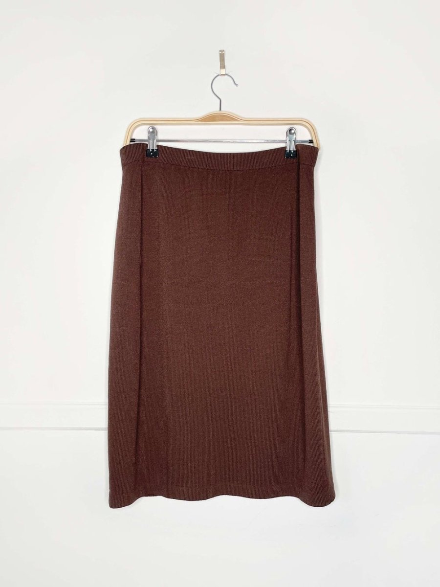 x2 vintage st. john wool - blend knit blazer + skirt set | made in USA - good market thrift store