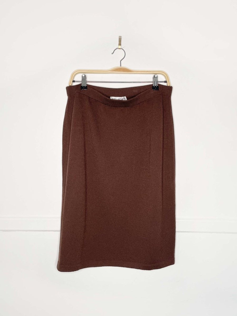 x2 vintage st. john wool - blend knit blazer + skirt set | made in USA - good market thrift store