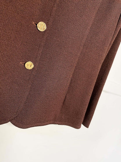 x2 vintage st. john wool - blend knit blazer + skirt set | made in USA - good market thrift store