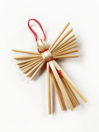 x27 swedish scandinav straw holiday ornament set - good market thrift store