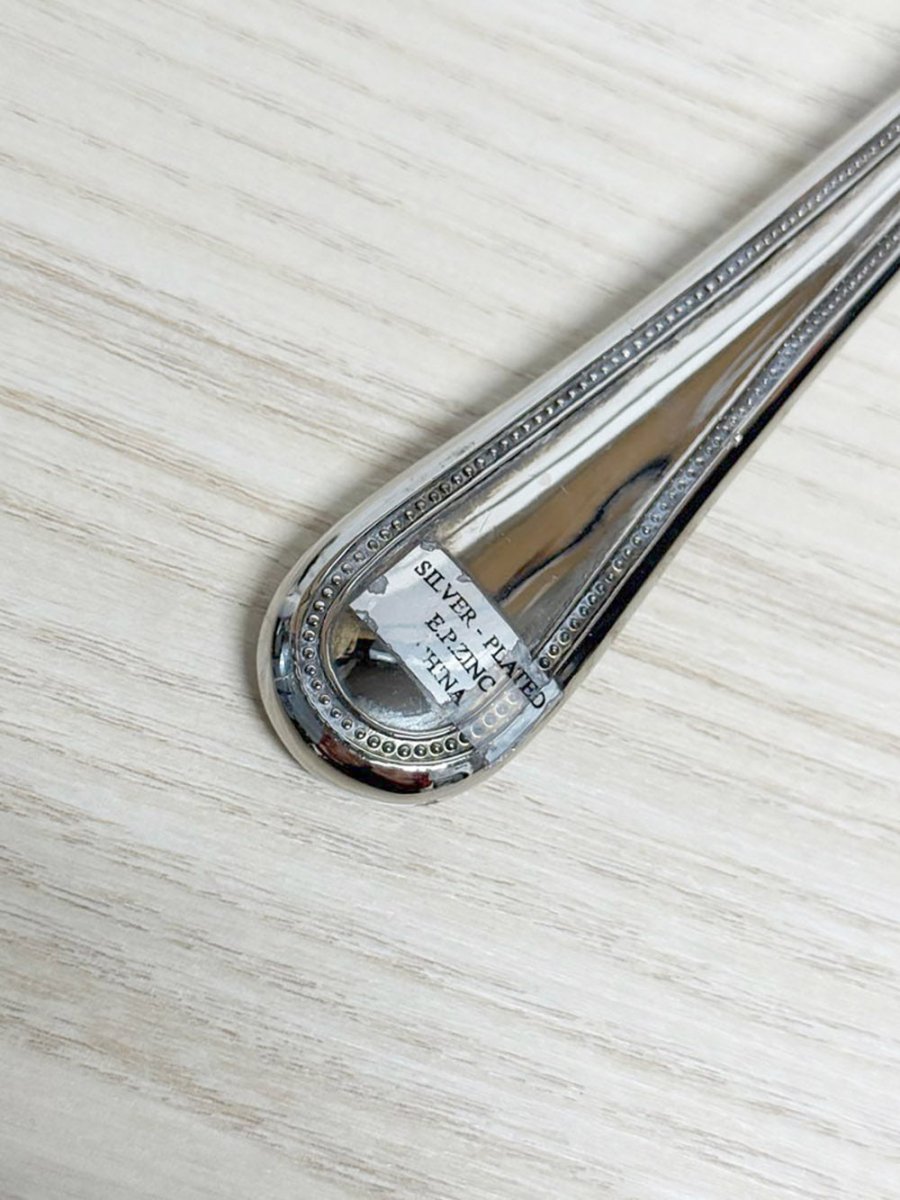 x3 vintage silver plated serving utensils | made in Italy - good market thrift store