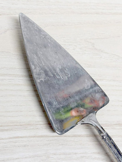 x3 vintage silver plated serving utensils | made in Italy - good market thrift store