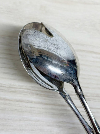 x3 vintage silver plated serving utensils | made in Italy - good market thrift store