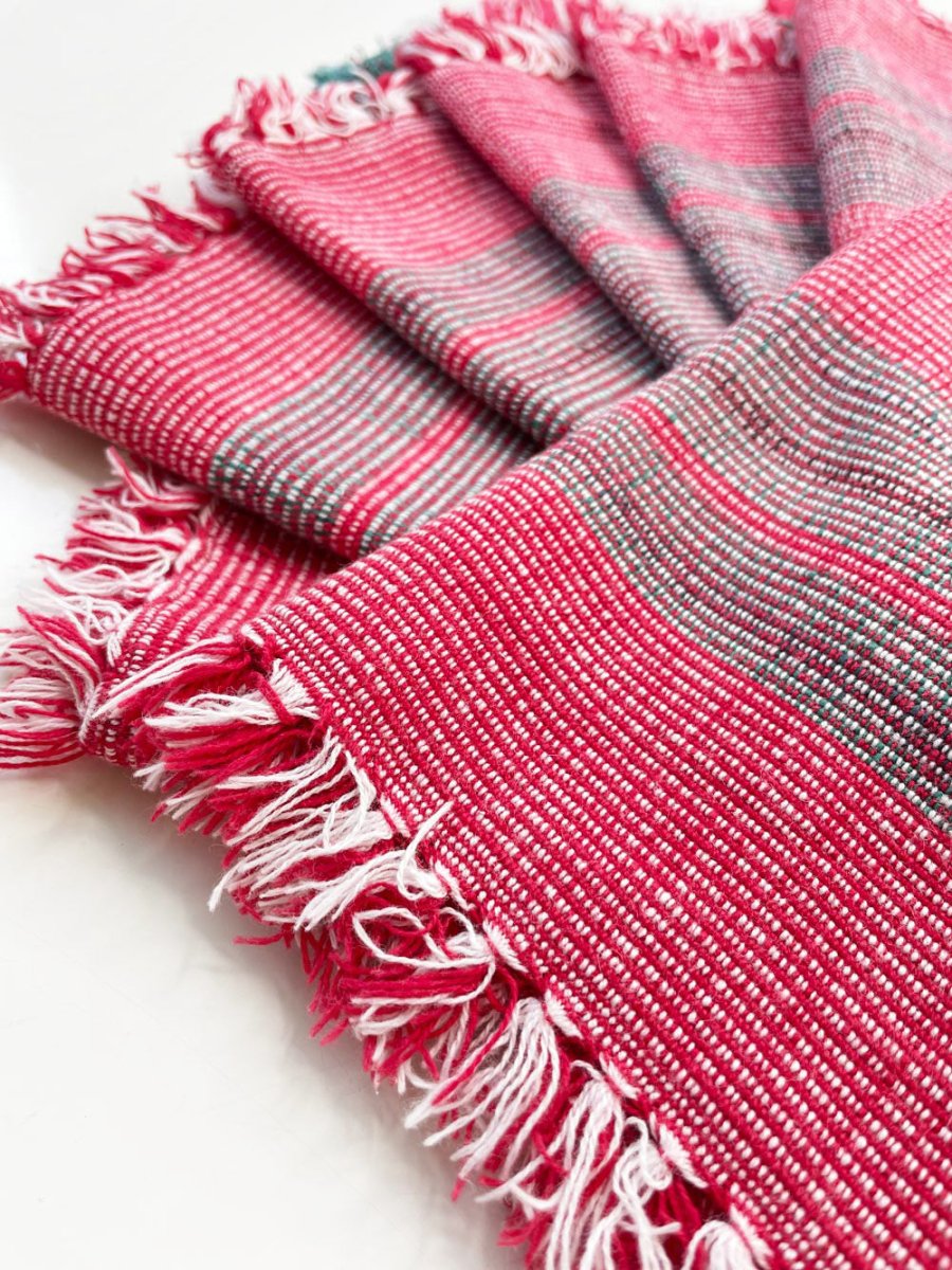 x8 woven holiday tartan placemats - good market thrift store