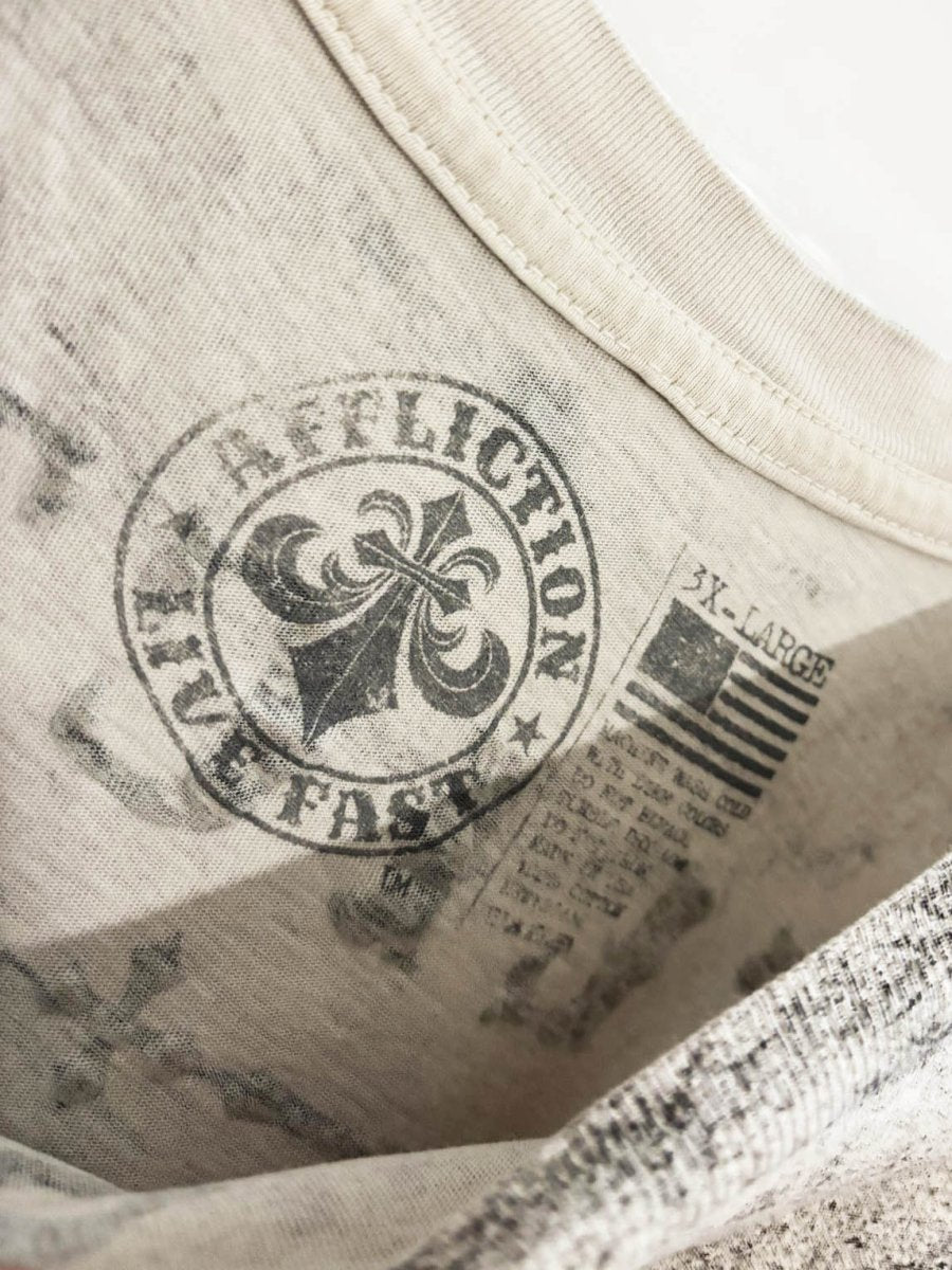 y2k affliction live fast velvet flocked tee - good market thrift store