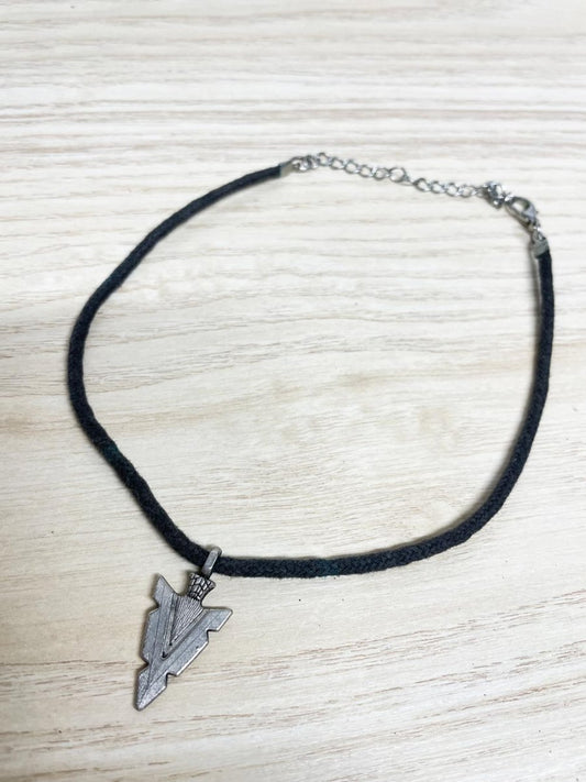 y2k arrowhead choker necklace - good market thrift store