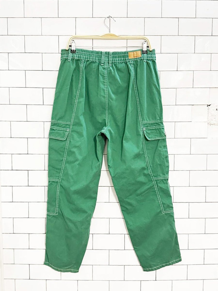 y2k bluenotes contrast stitch cargo pants - good market thrift store