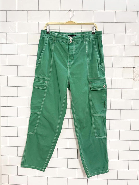y2k bluenotes contrast stitch cargo pants - good market thrift store