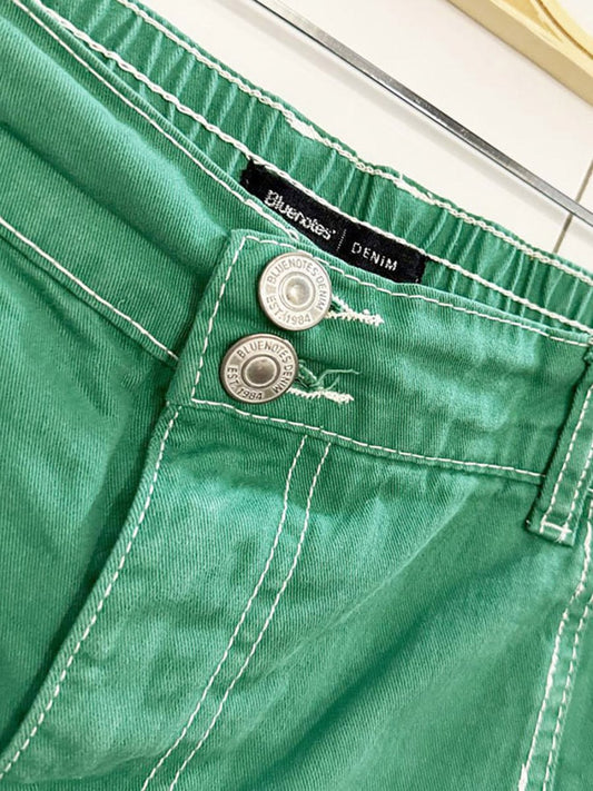 y2k bluenotes contrast stitch cargo pants - good market thrift store