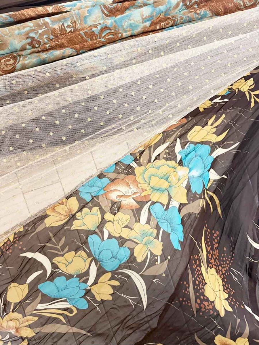 y2k boho natali patchwork flowy maxi skirt | made in USA - good market thrift store