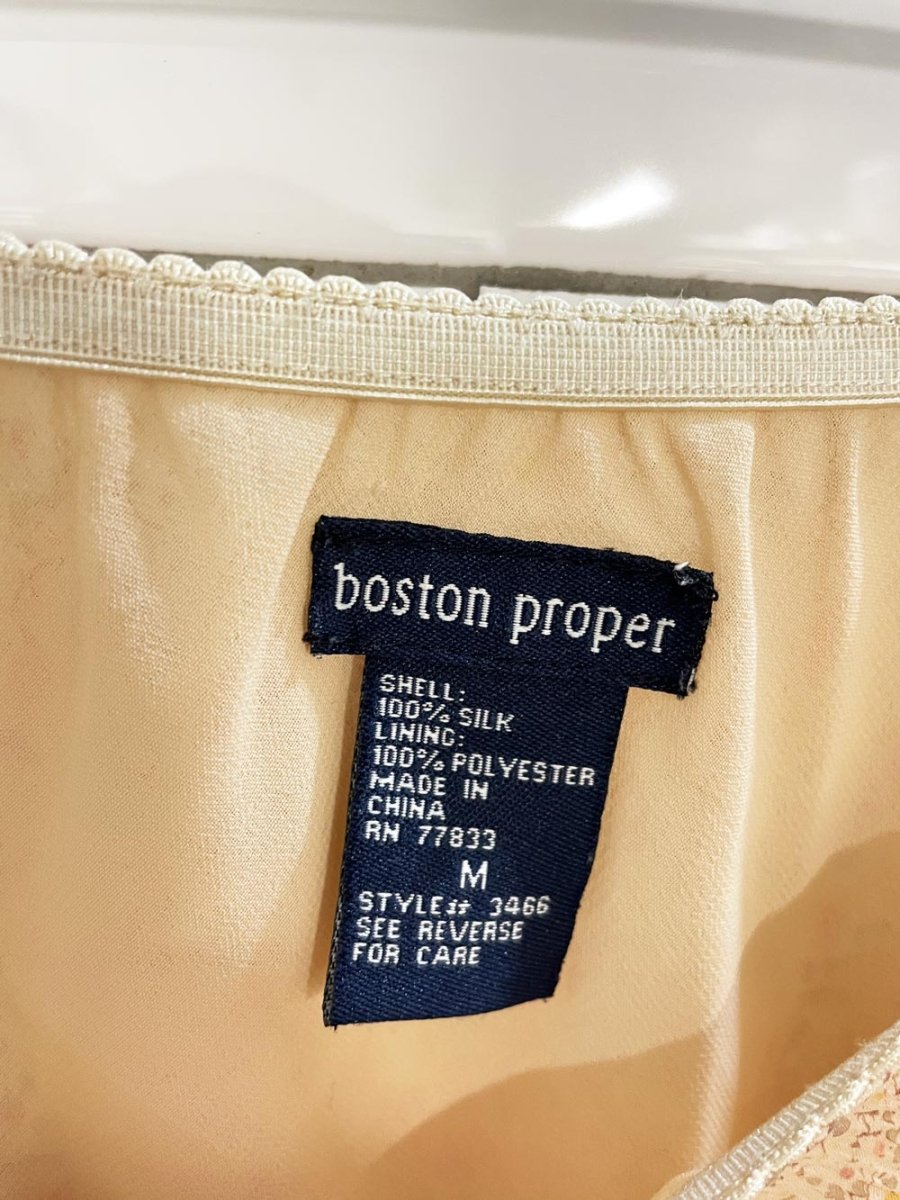 y2k boston proper 100% silk chiffon a - line flowy midi skirt - good market thrift store