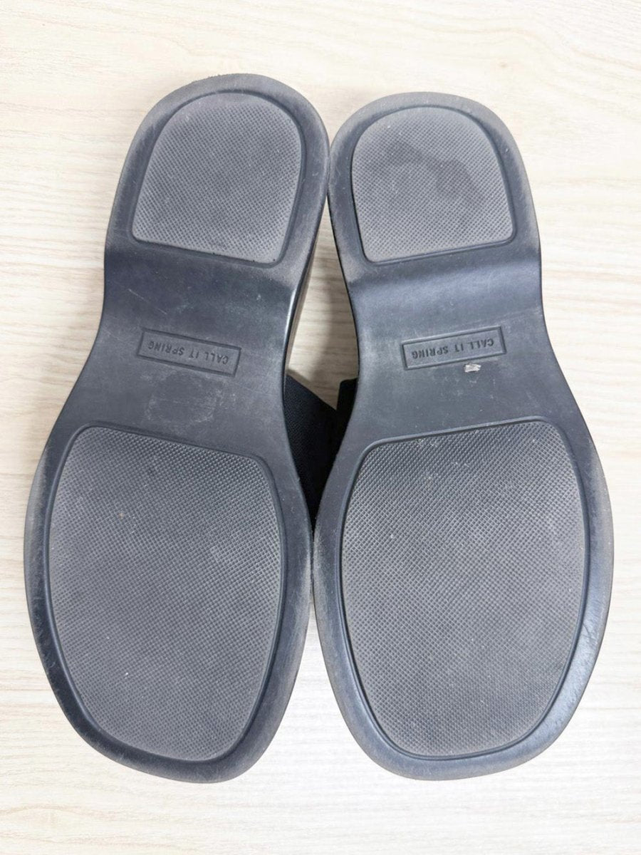 y2k call it spring chunky flatform slide sandals - good market thrift store