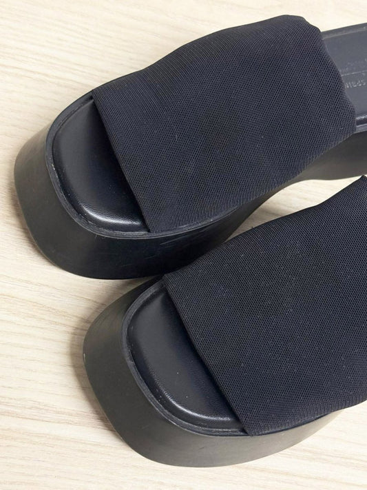 y2k call it spring chunky flatform slide sandals - good market thrift store