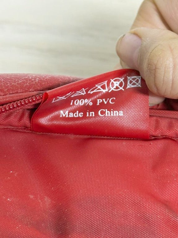 y2k clarins faux leather mini bowling bag handbag - good market thrift store