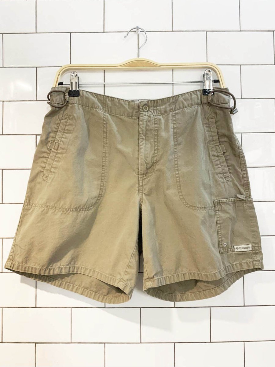 y2k columbia drawstring gorpcore camp shorts - good market thrift store