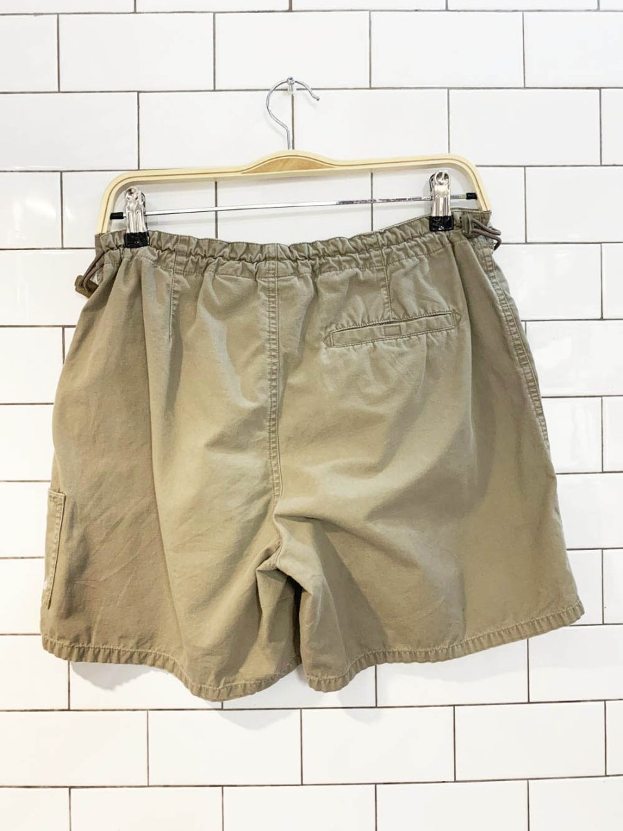 y2k columbia drawstring gorpcore camp shorts - good market thrift store