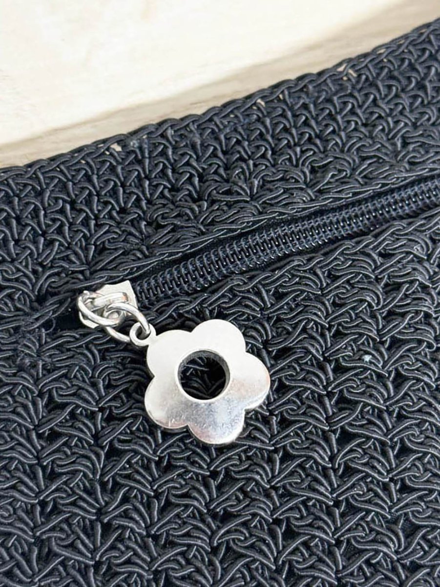 y2k crochet double strap shoulder bag - good market thrift store