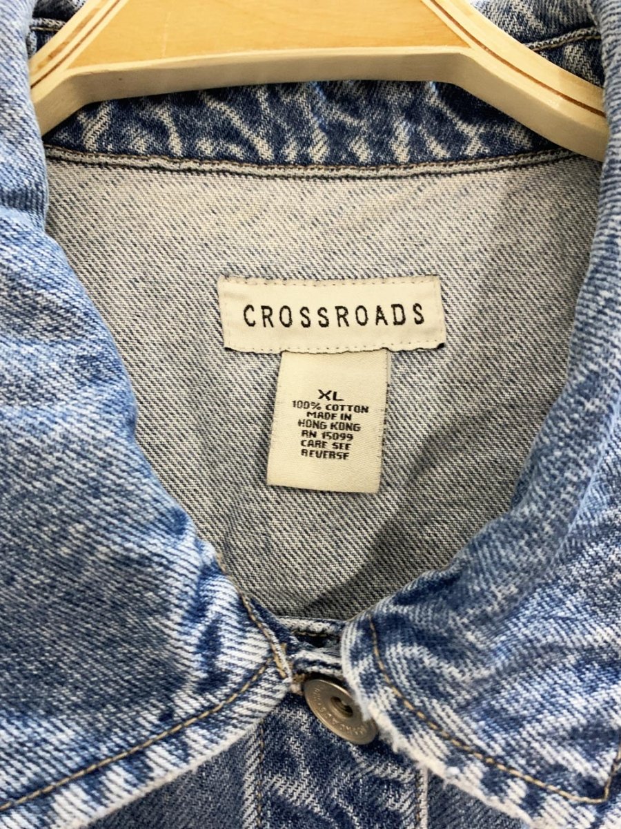 y2k crossroads denim vest - good market thrift store