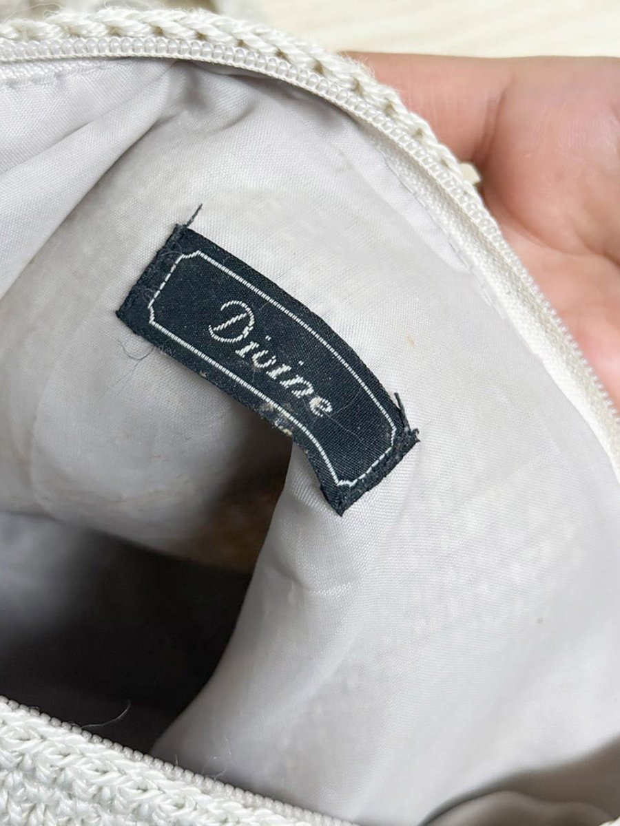 y2k divine boho woven shoulder bag - good market thrift store