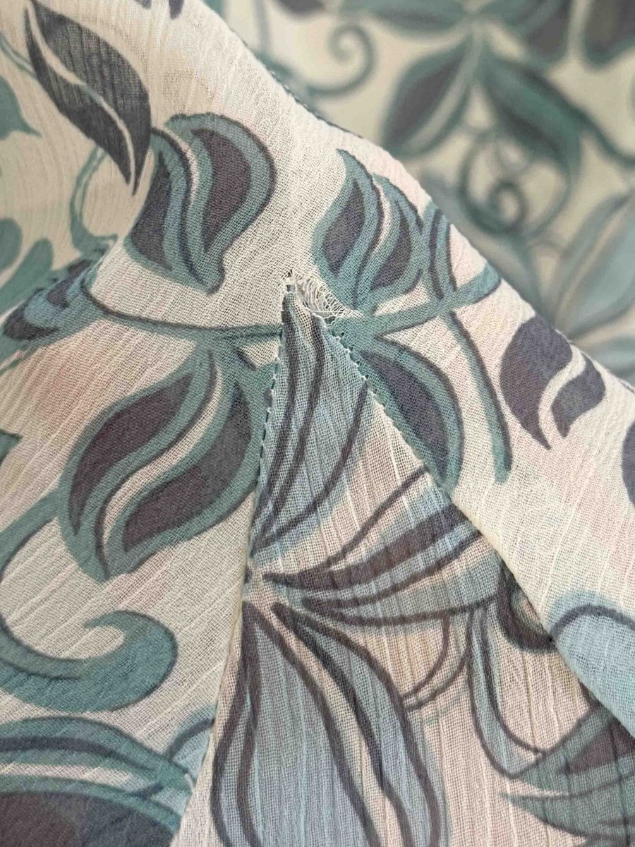 y2k dressbarn floral chiffon flowy knee - length skirt - good market thrift store