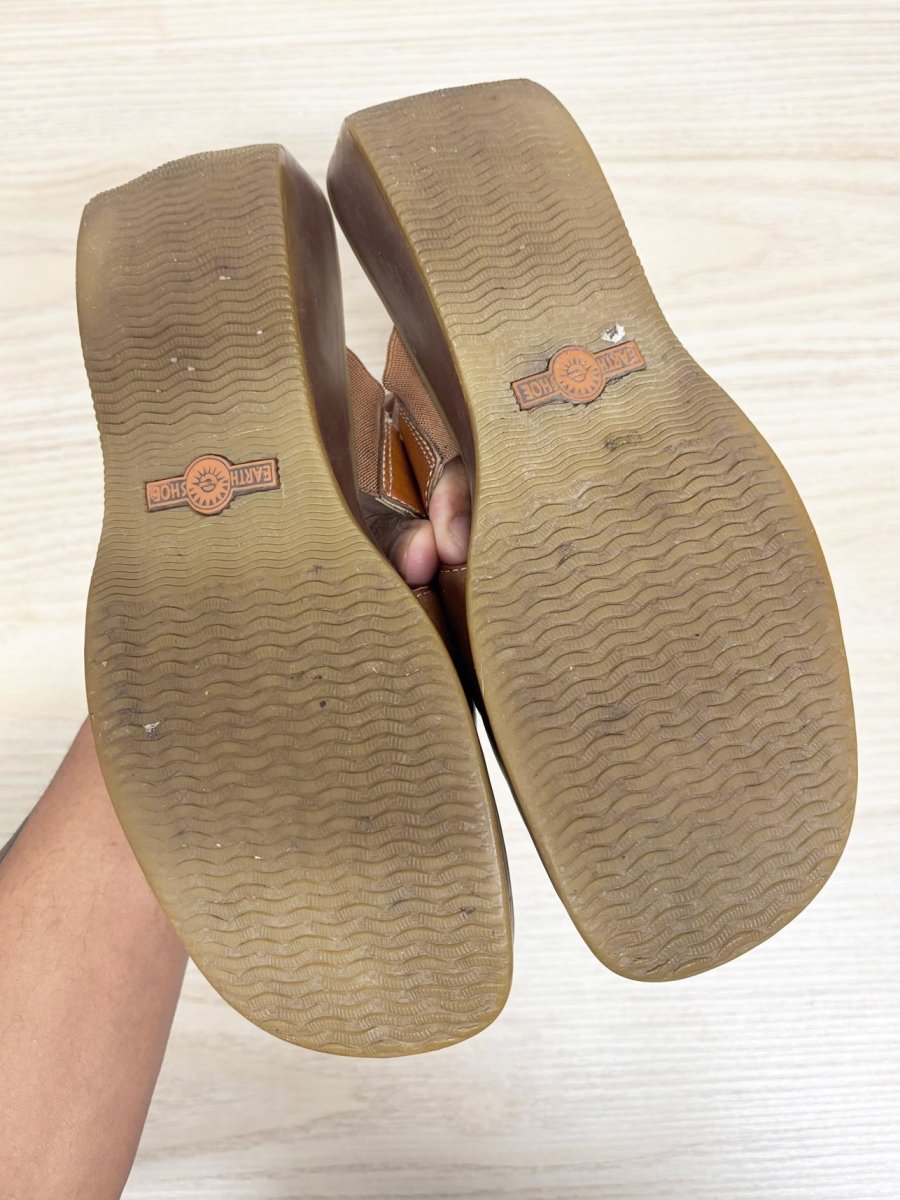 y2k earth shoe gelron 2000 leather clog - good market thrift store