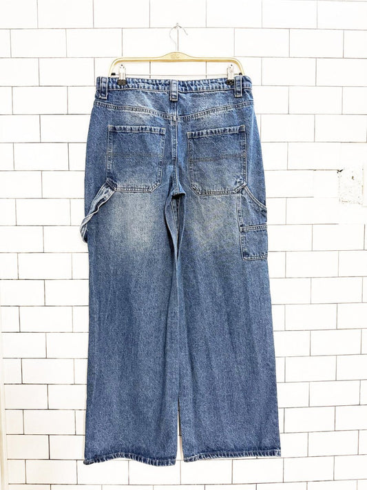y2k edikted wide leg cargo jeans - good market thrift store