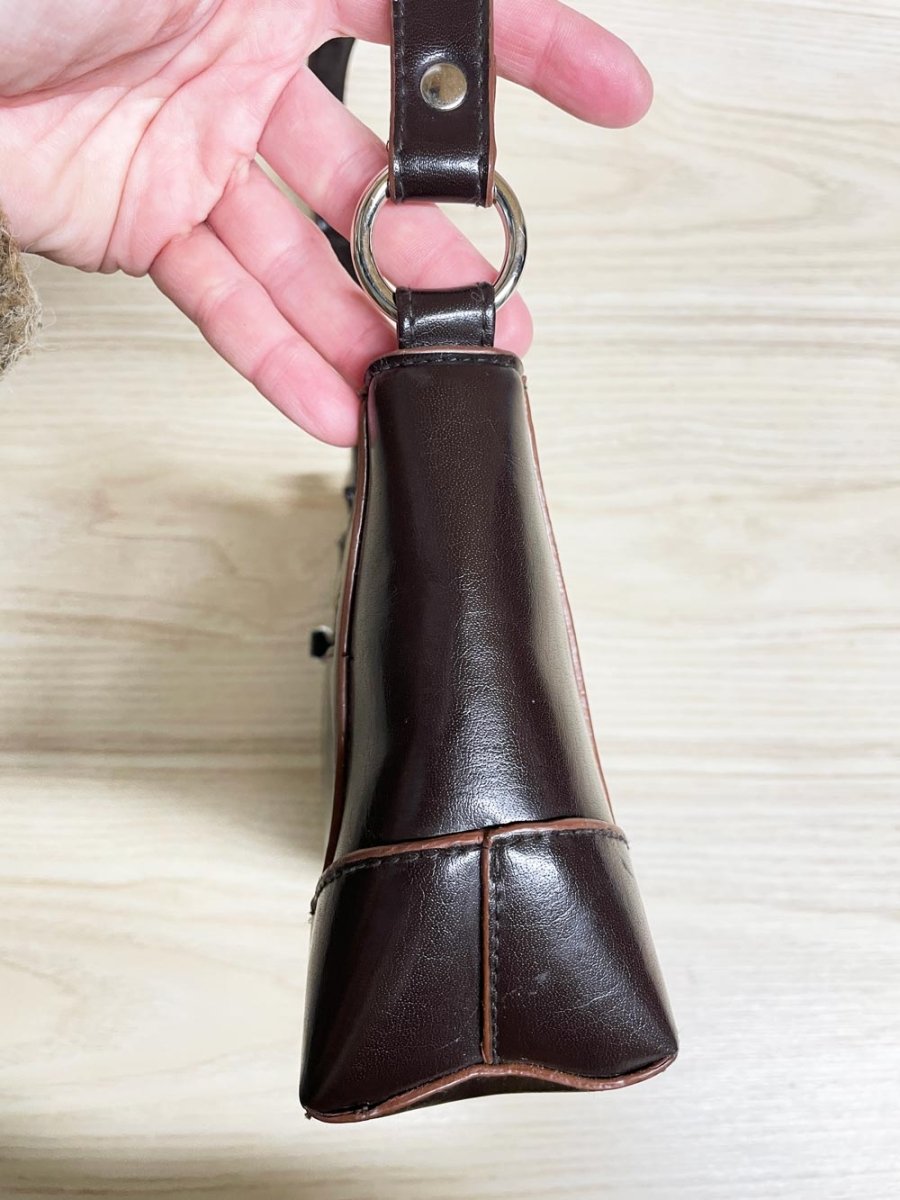 y2k fiorelli faux leather mini shoulder bag - good market thrift store